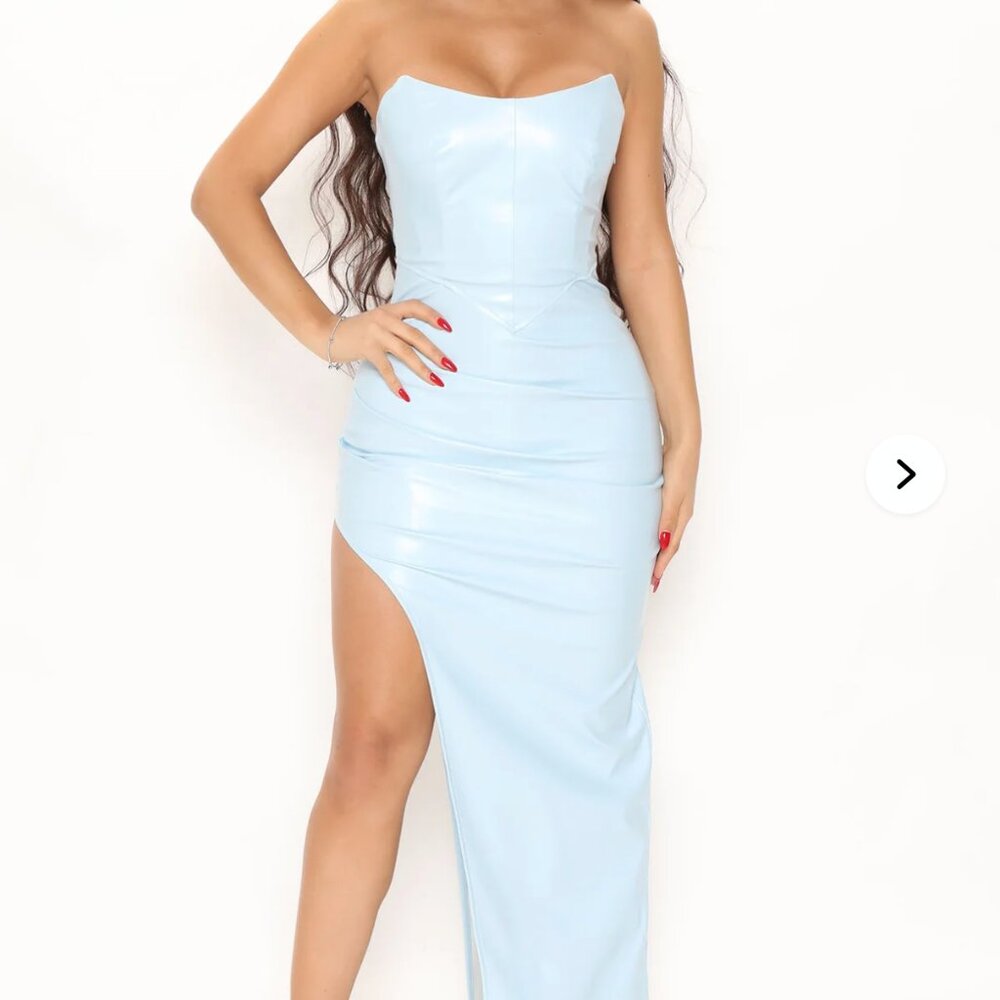 Fashion Nova Dress in WHITE